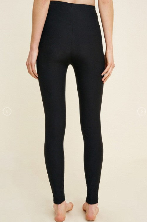 Leggings Femme Découpés en Dentelle Confortables en Mélange de Tissus 2