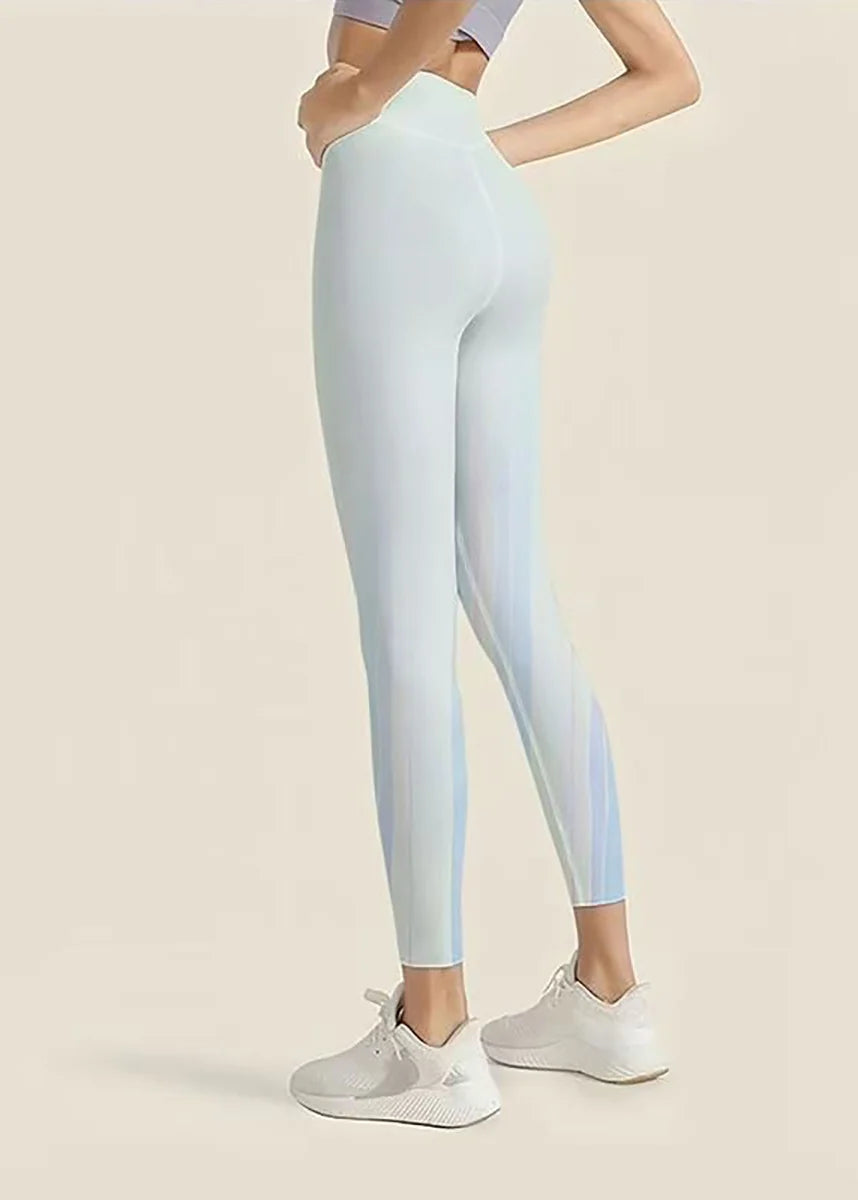 Leggings de Course Femme Taille Haute Ajustée avec Effet Froncé 3