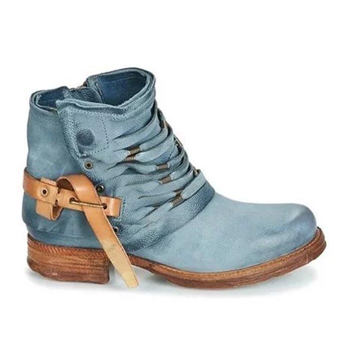 Bottes Femme Élégantes en Cuir Noir pour Toutes Occasions-2