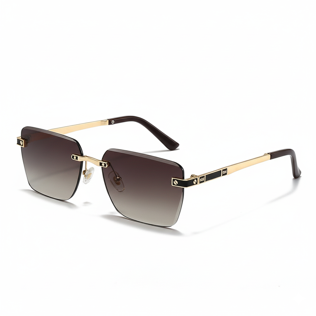 Lunette de Soleil Femme Sans Monture Moderne 2
