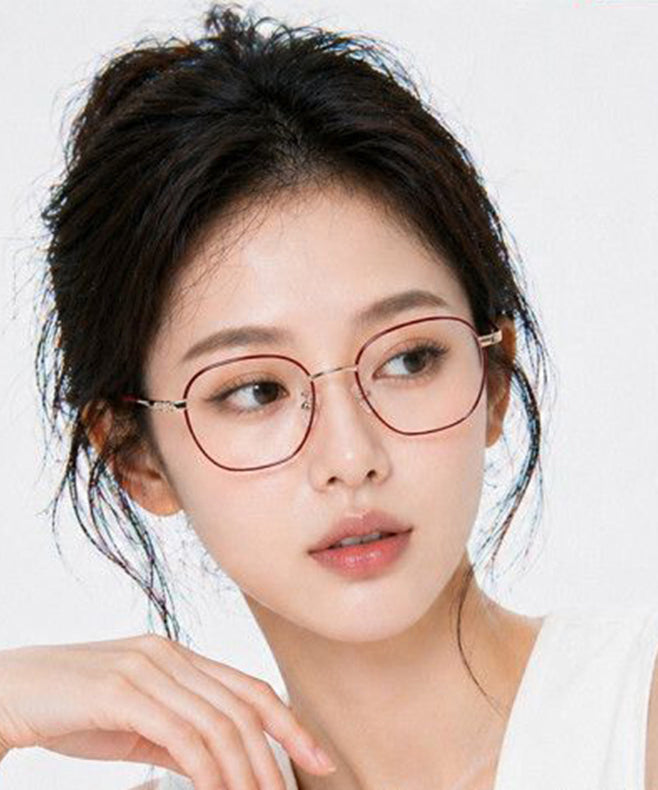 Lunettes de Lecture Demi-Cercle Art Red 1