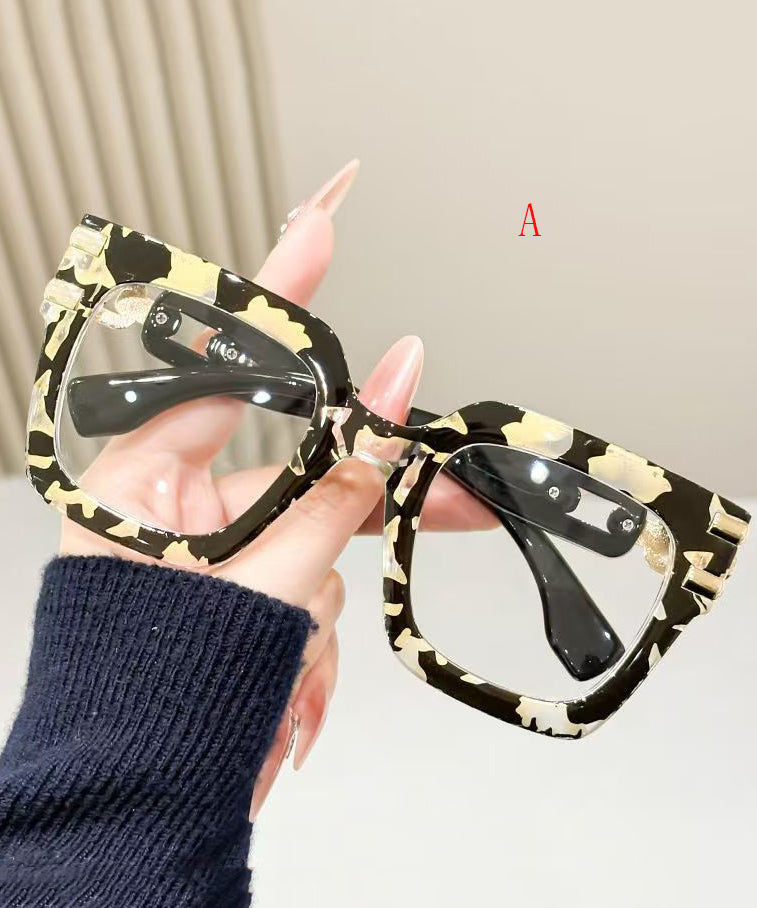 Lunettes de Lecture Femme Grand Cadre Imprimé Moderne 0