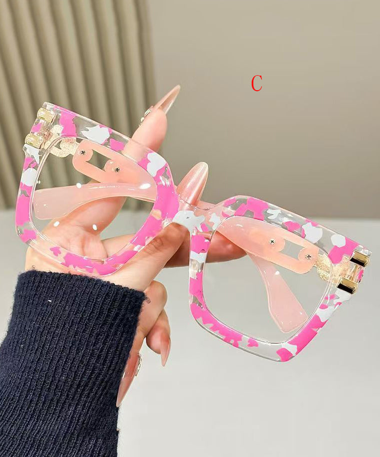 Lunettes de Lecture Femme Grand Cadre Imprimé Moderne 2