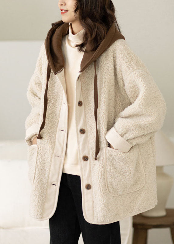 Manteau Capuche Femme Style Boho Patchwork Ample 3