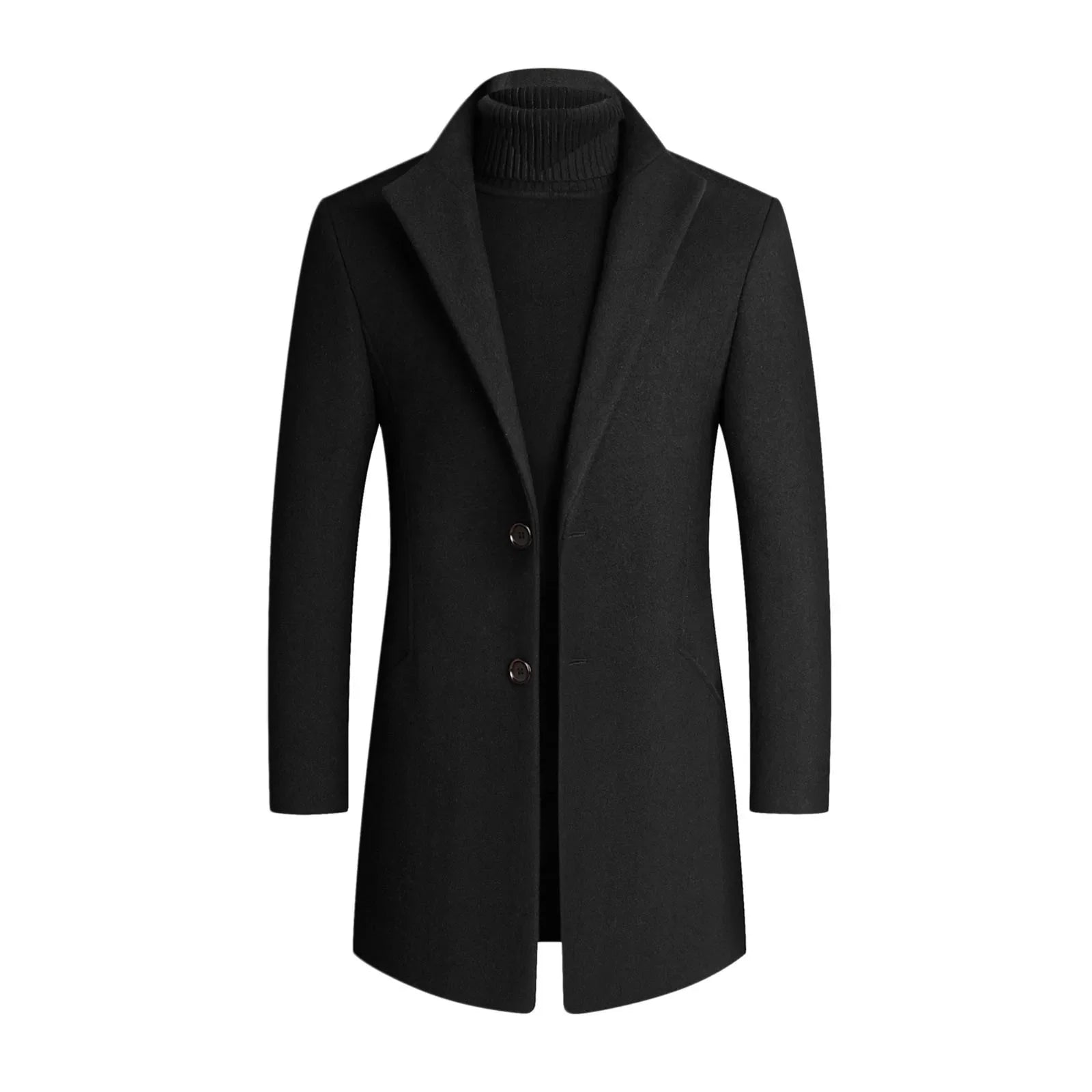 Manteau Classique pour Hommes en Laine 0