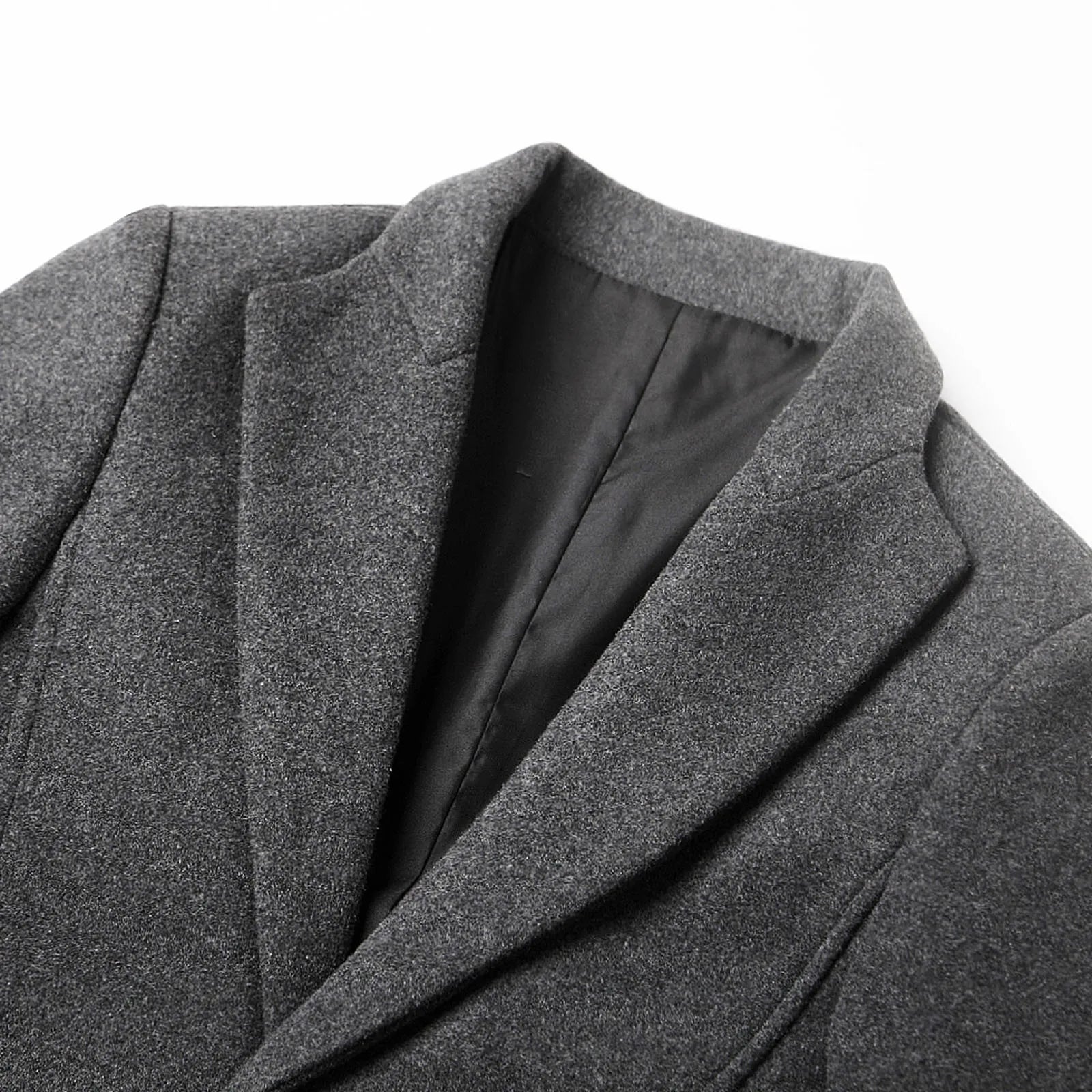 Manteau Classique pour Hommes en Laine 5
