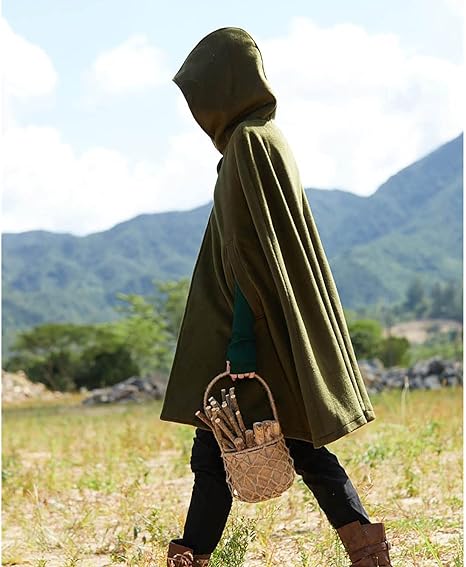 Manteau Court à Capuche Vintage pour Femme 7
