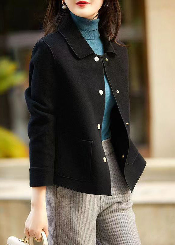 Manteau Décontracté pour Femme avec Col Peter Pan 2
