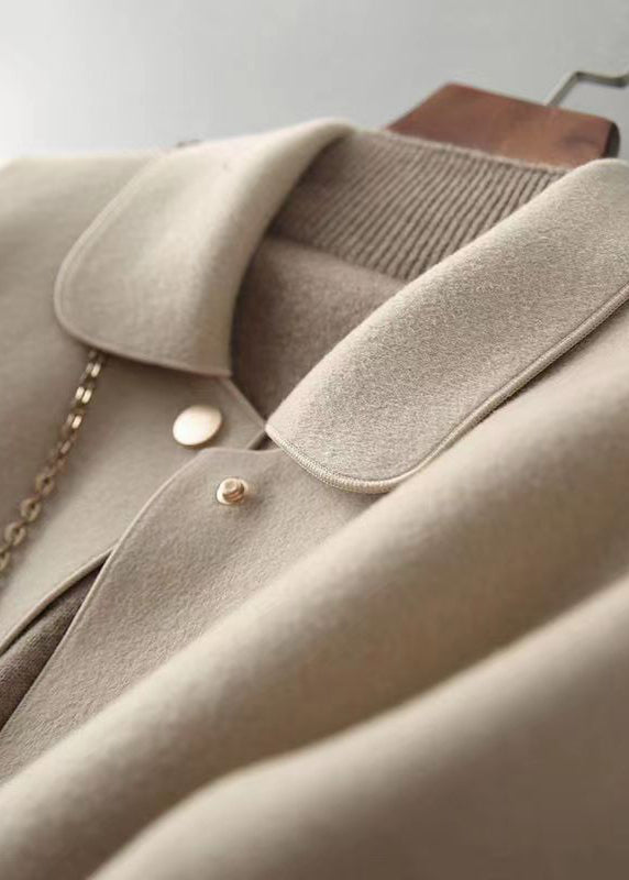 Manteau Décontracté pour Femme avec Col Peter Pan 3