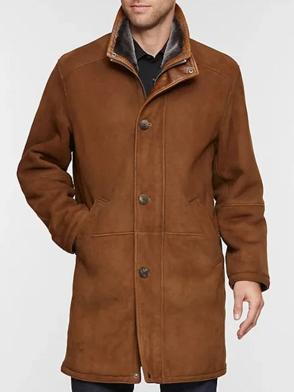 Manteau Femme 3/4 en Laine Mérinos Imperméable