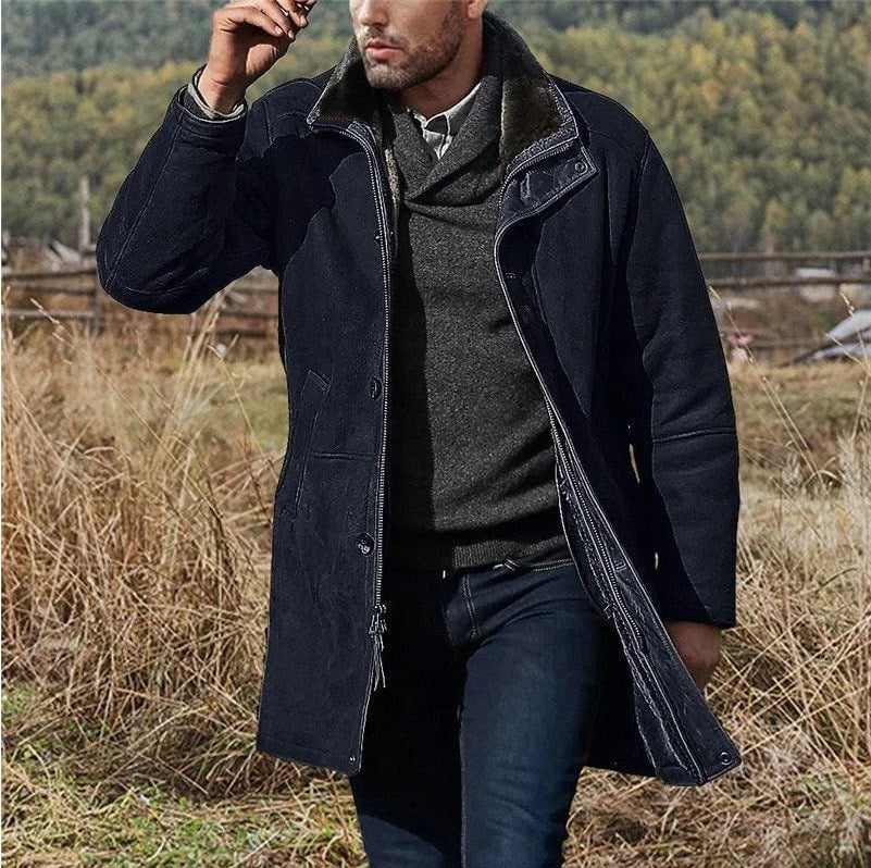 Manteau Femme 3/4 en Laine Mérinos Imperméable