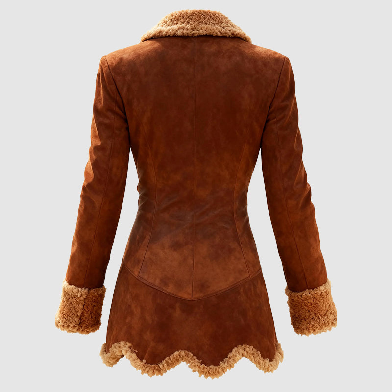 Manteau Femme Ajusté Boutonné 4