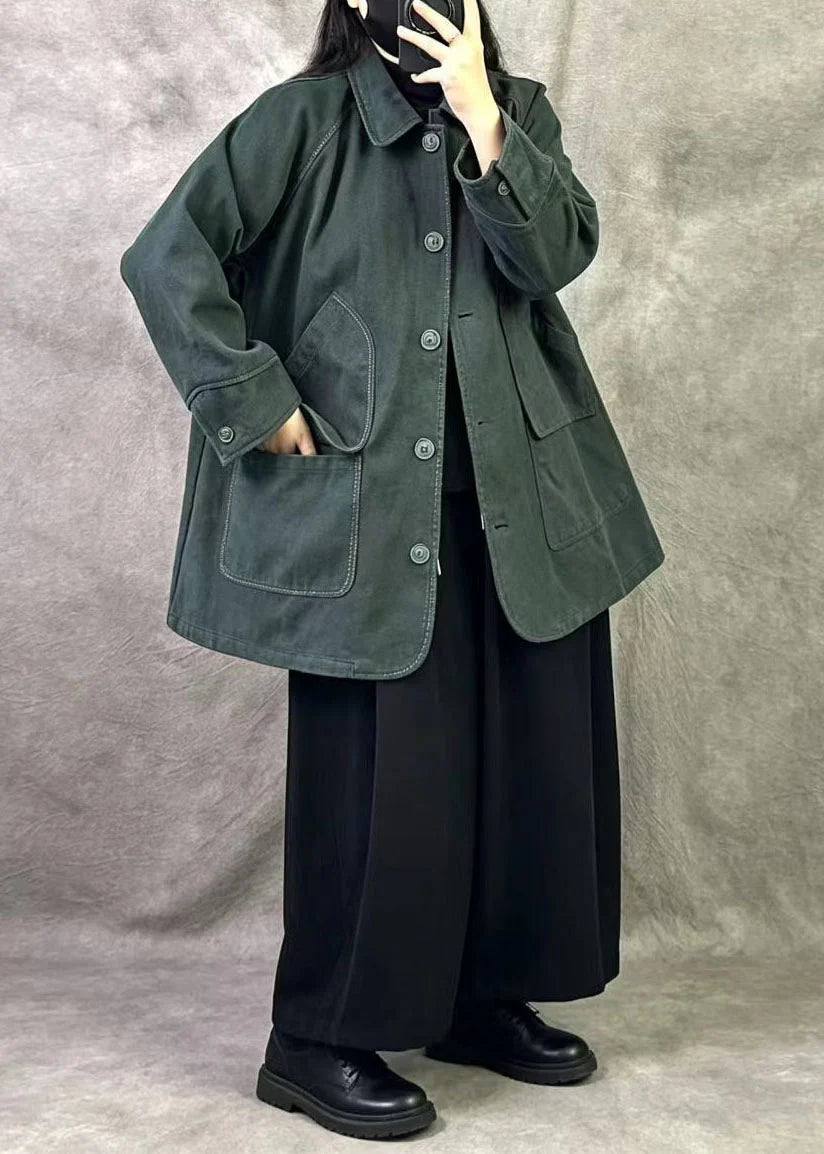 Manteau Femme Automne Coupe Ajustée Poches Oversize 1