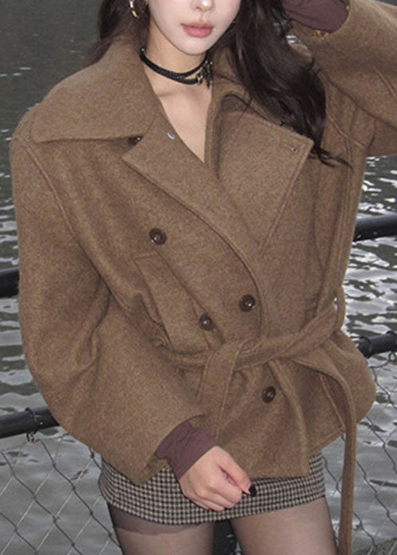 Manteau Femme Coupe Ample Col Montant Manches Longues 4