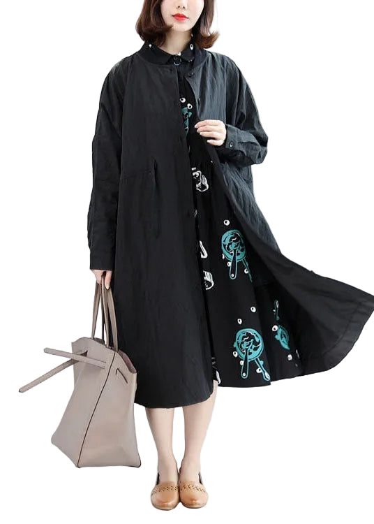 Manteau Femme Décontracté Grande Taille Manches Longues 0
