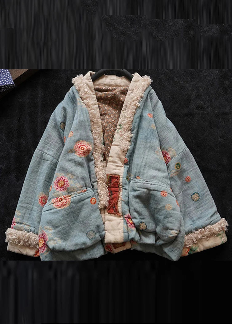 Manteau Femme Hiver Col V avec Empiècements en Fausse Fourrure 4