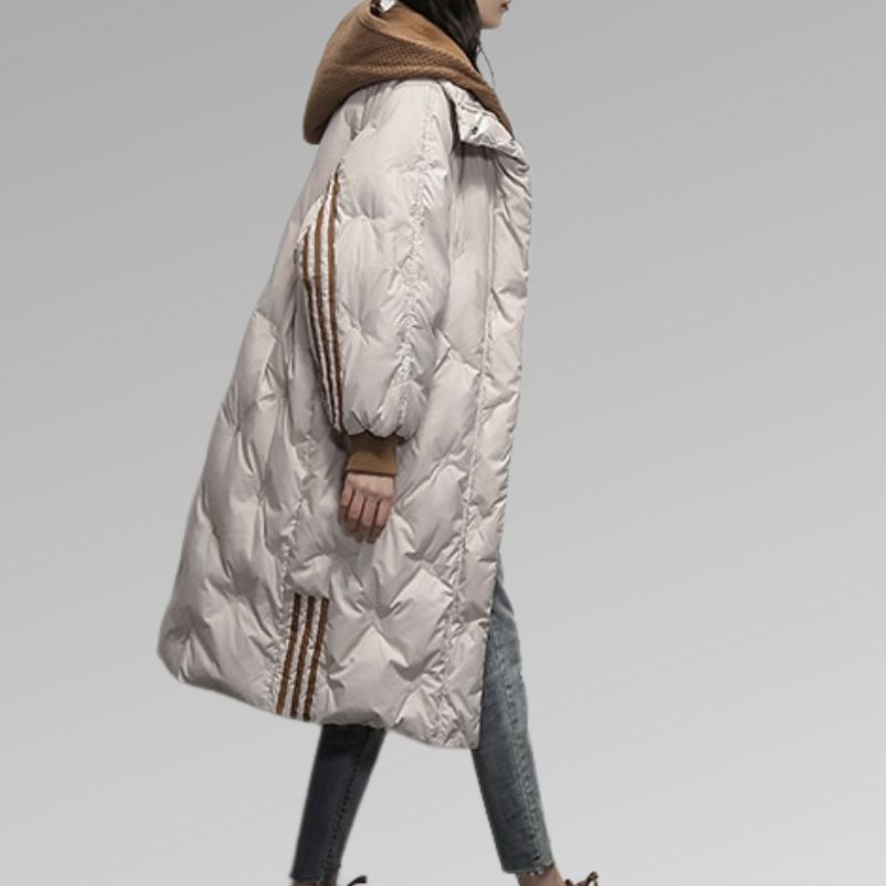 Manteau Femme Hiver Long Chic Casual 4