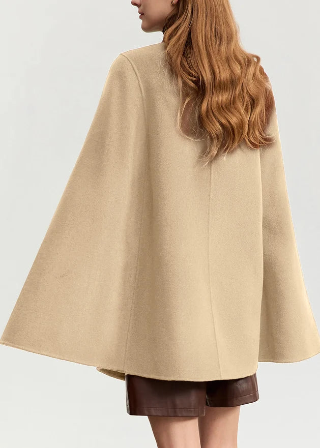Manteau Femme Manches Cape Ceinturé 3