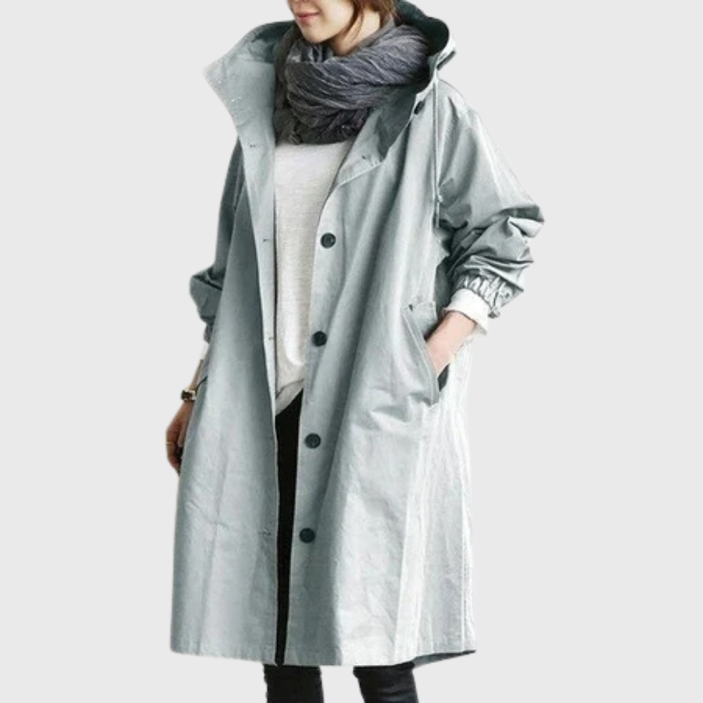 Manteau Femme Trench Imperméable Chic Ajusté 2