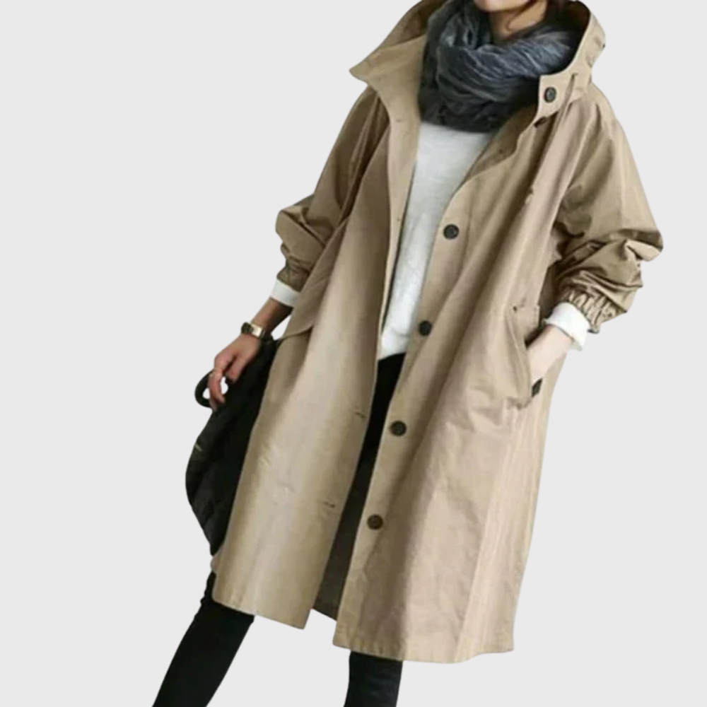 Manteau Femme Trench Imperméable Chic Ajusté 3