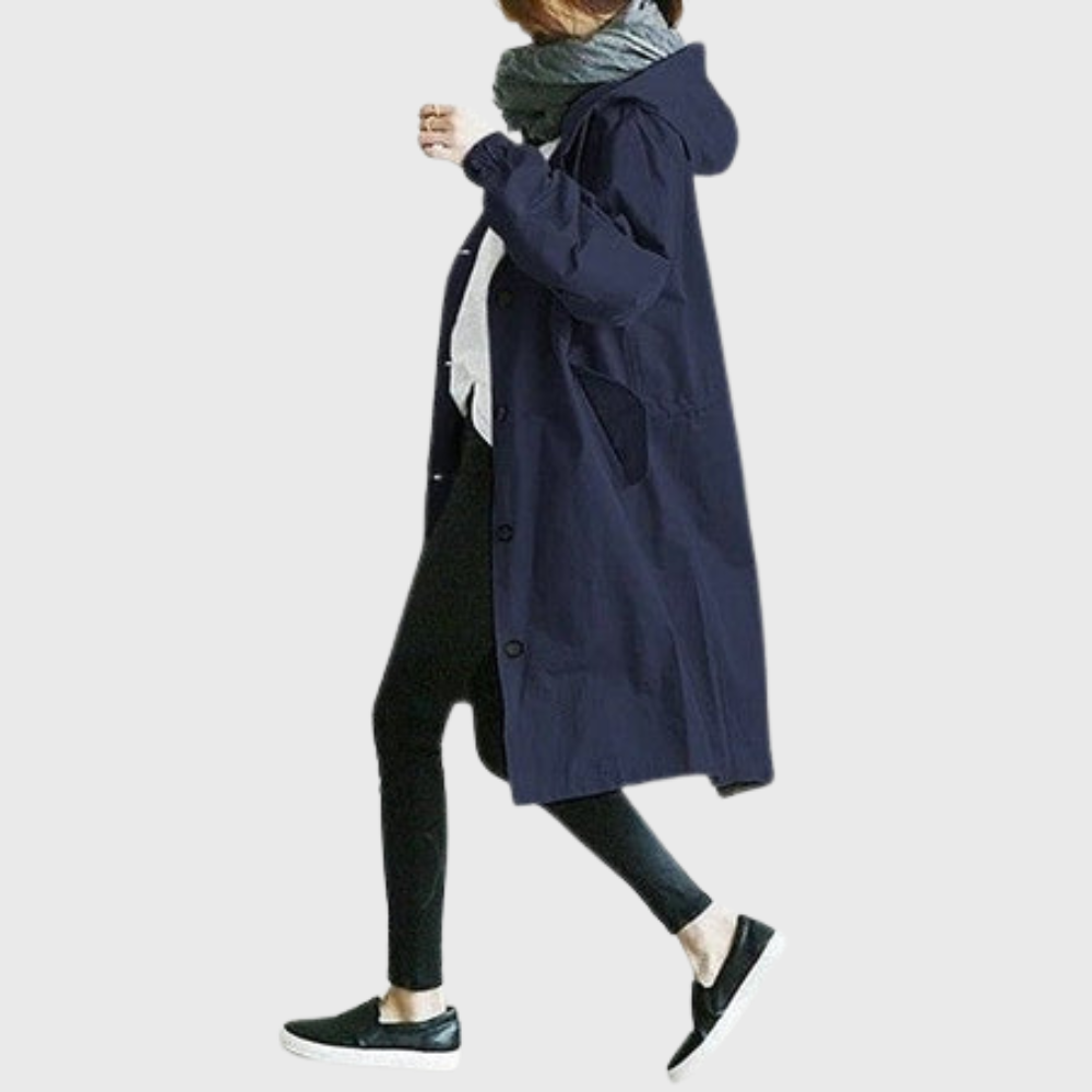 Manteau Femme Trench Imperméable Chic Ajusté 4
