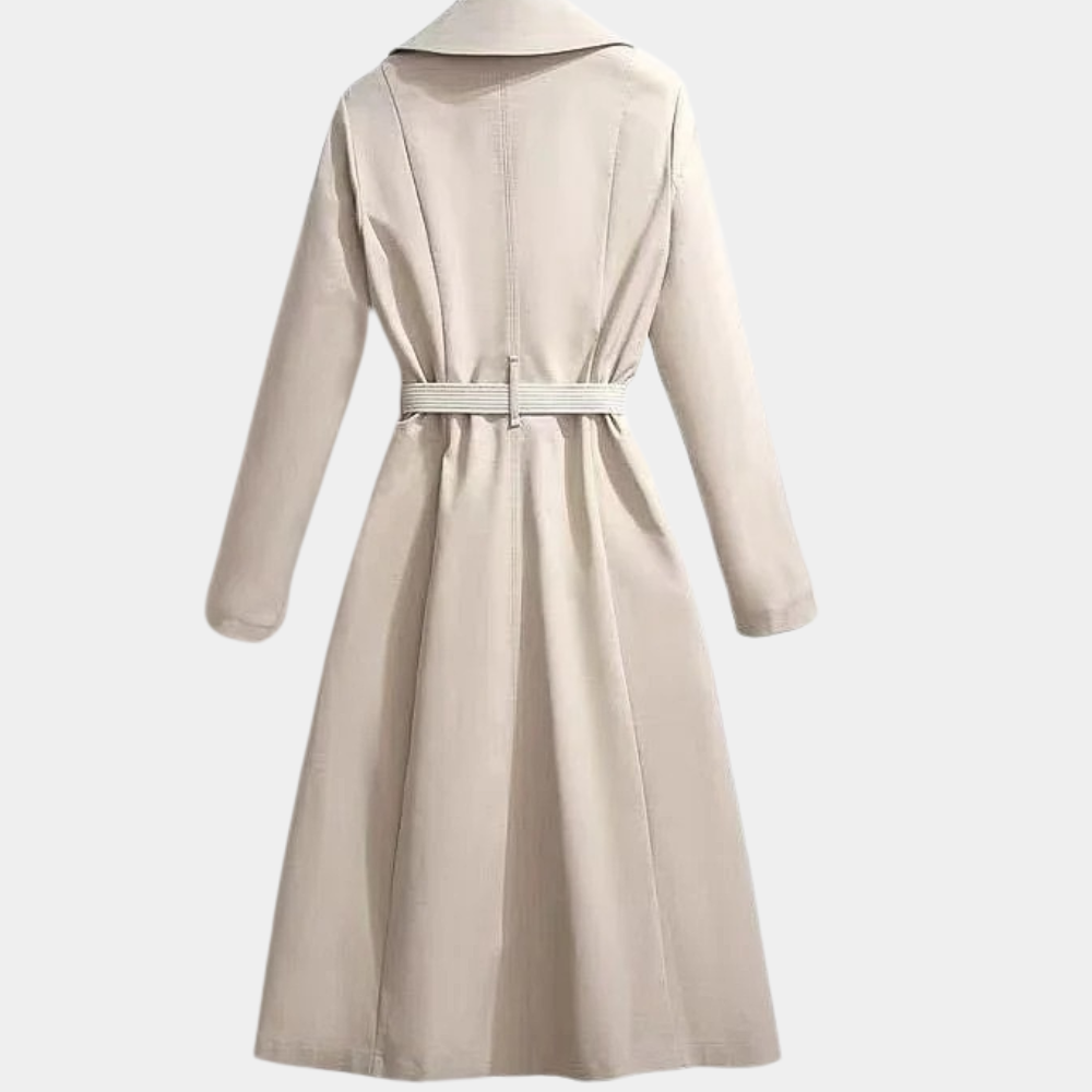 Manteau Femme à Double Boutonnage avec Ceinture 1