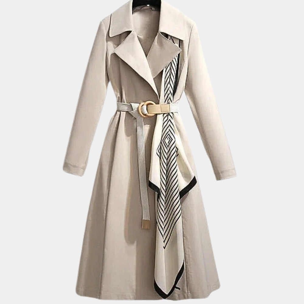 Manteau Femme à Double Boutonnage avec Ceinture 3
