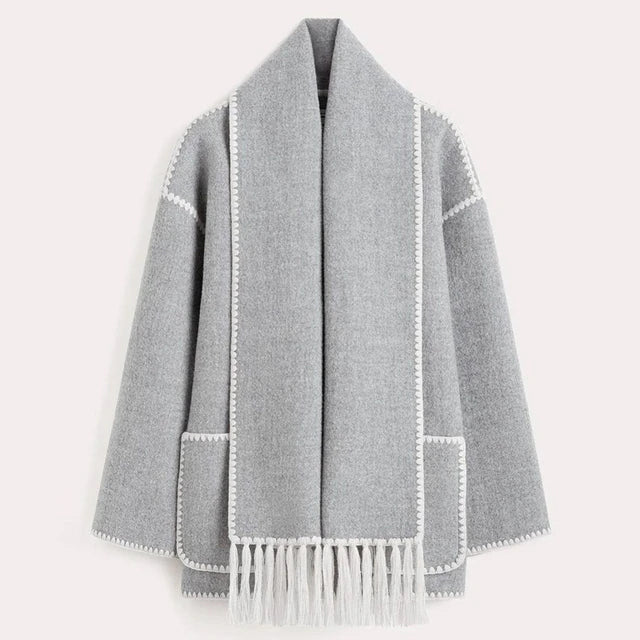 Manteau Hiver Femme Long Chic avec Manches Longues et Poches Pratiques 8