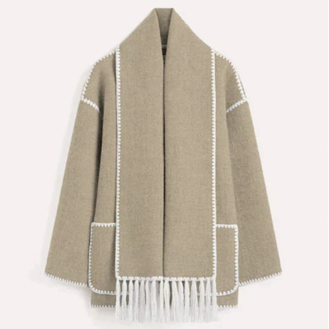 Manteau Hiver Femme Long Chic avec Manches Longues et Poches Pratiques 9
