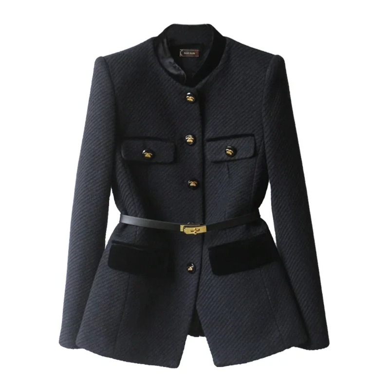 Manteau Long Femme Chic Hiver Élégant 0