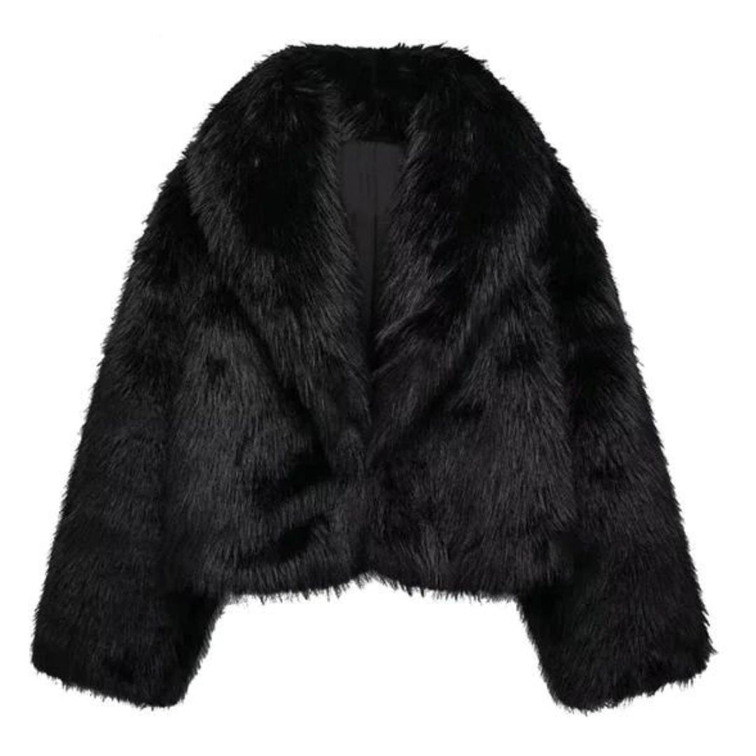Manteau Long Femme Hiver Chic Avec Col En Fourrure 4