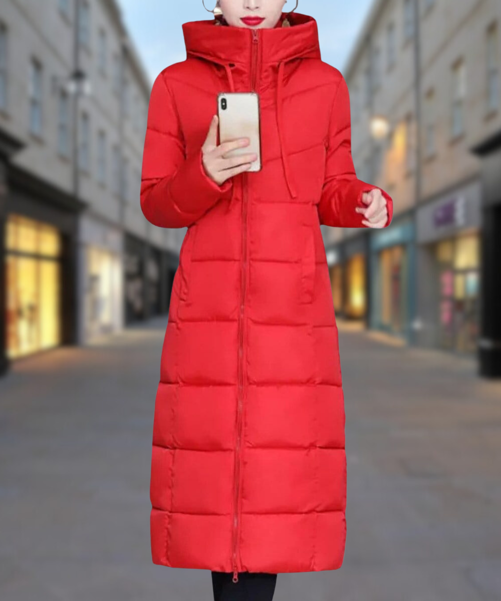 Manteau Long Femme Hiver Chic en Tissu de Qualité Supérieure 1