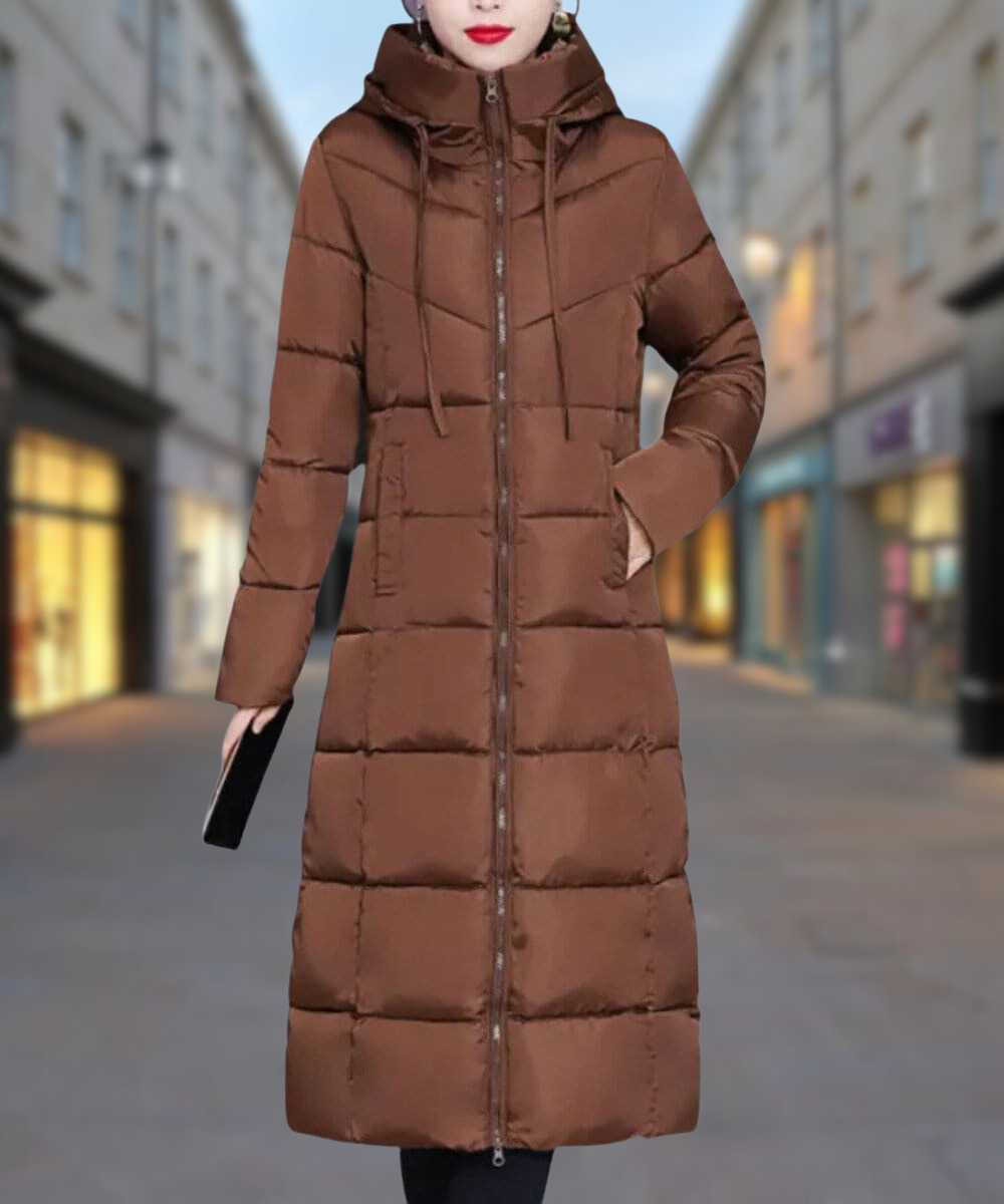 Manteau Long Femme Hiver Chic en Tissu de Qualité Supérieure 3