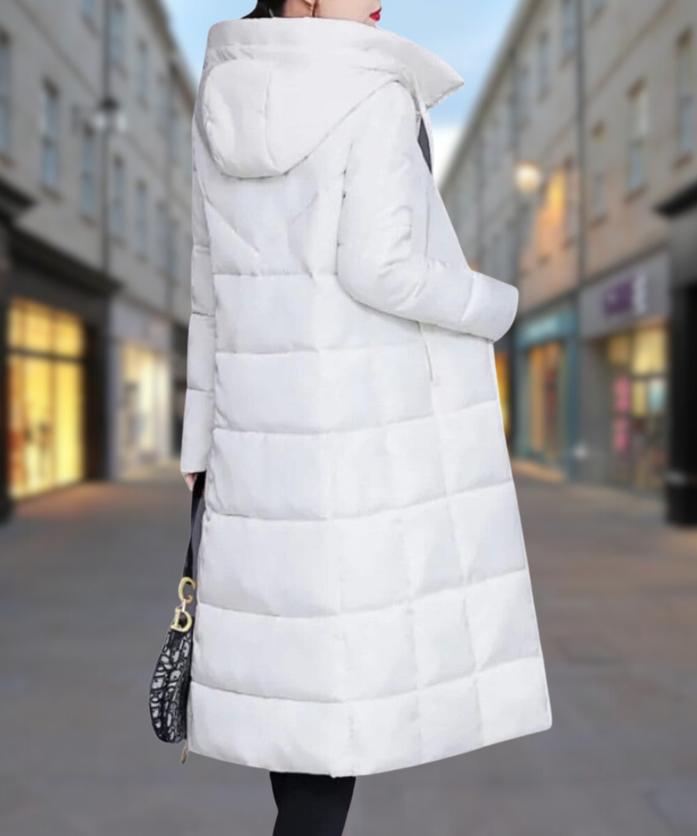 Manteau Long Femme Hiver Chic en Tissu de Qualité Supérieure 4