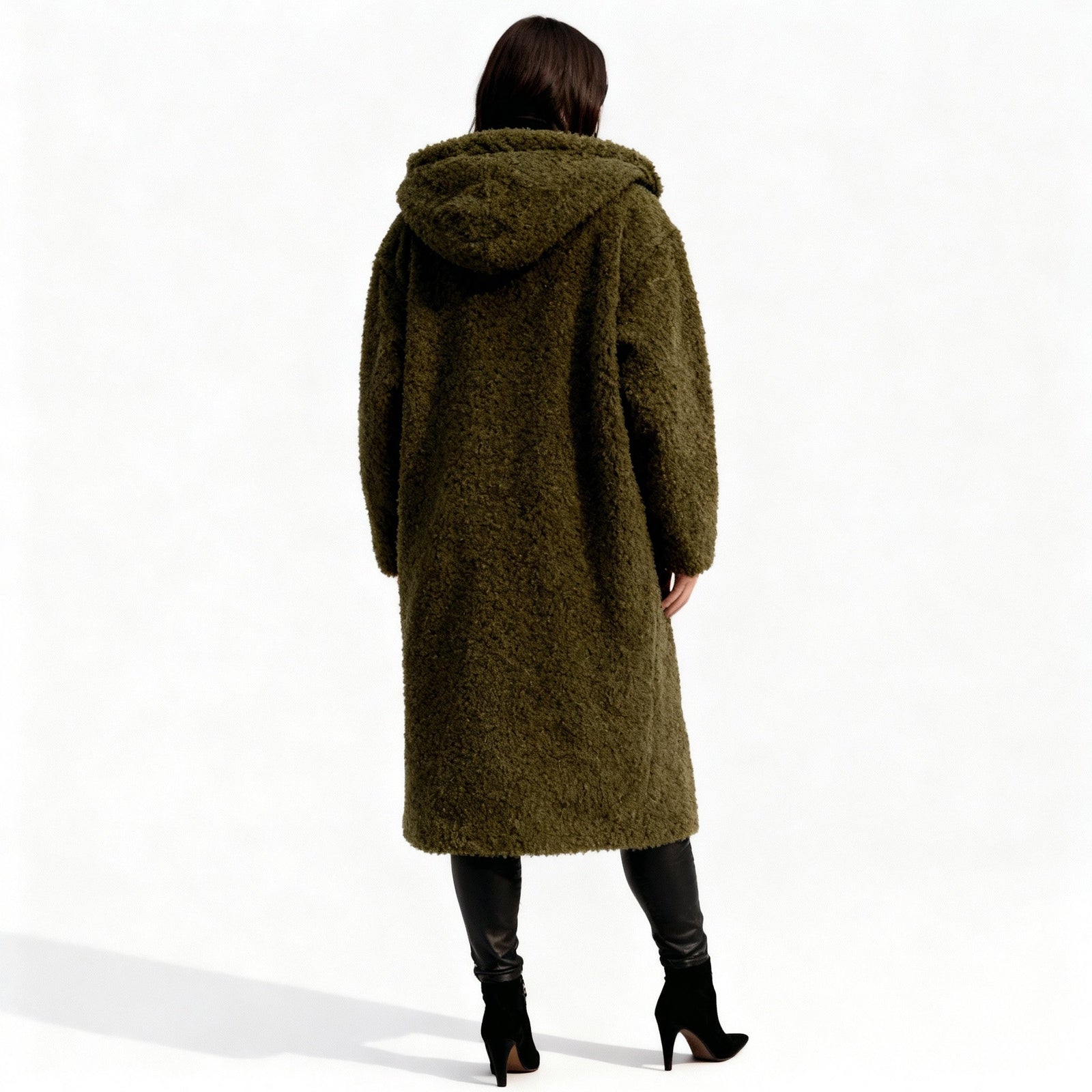Manteau Long Femme à Capuche Chic 2