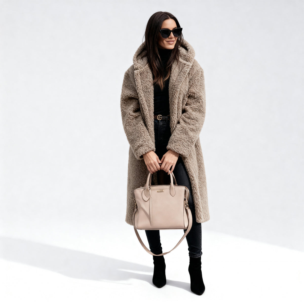 Manteau Long Femme à Capuche Chic 6