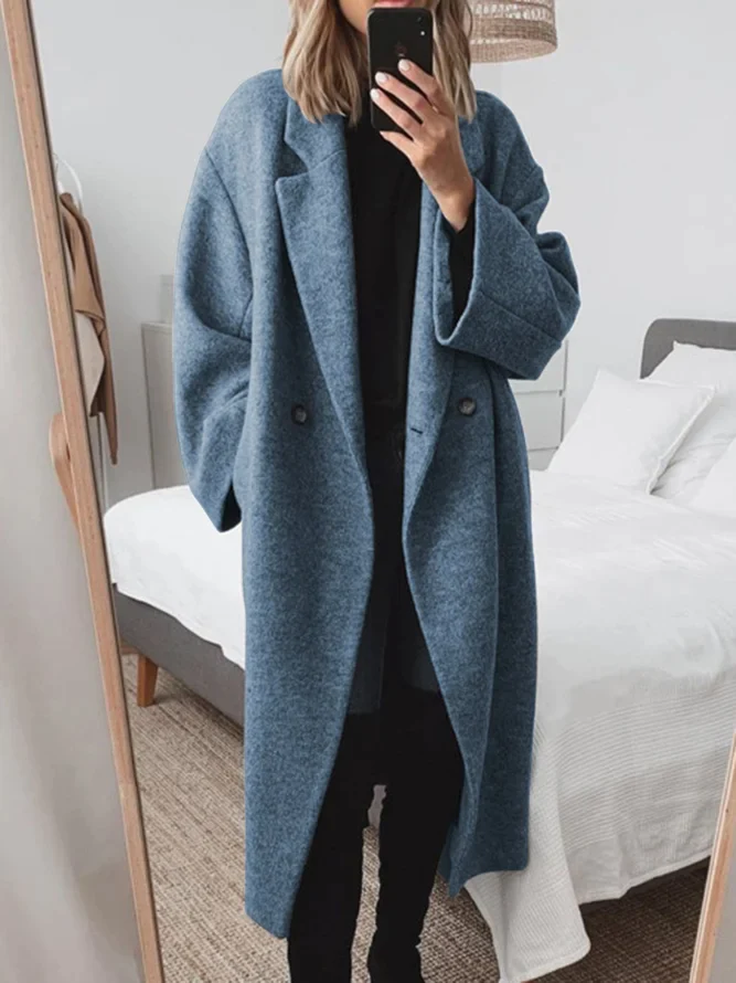 Manteau Long Surdimensionné pour Femme 4