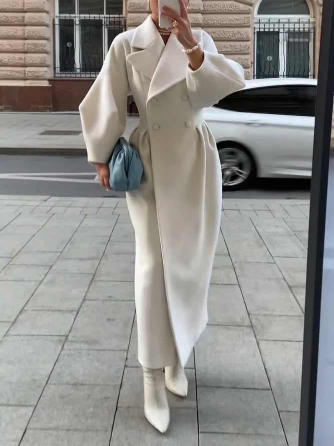 Manteau Long en Laine pour Femme 0