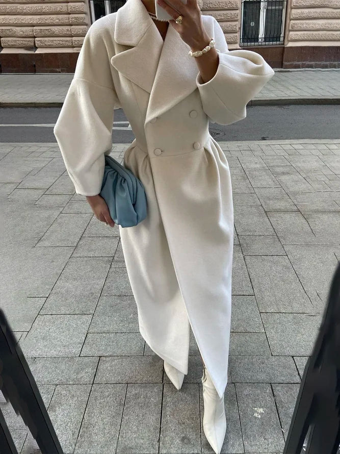 Manteau Long en Laine pour Femme 2