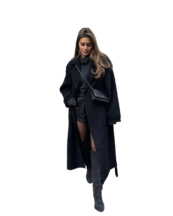 Manteau Long pour Femme Chic 0