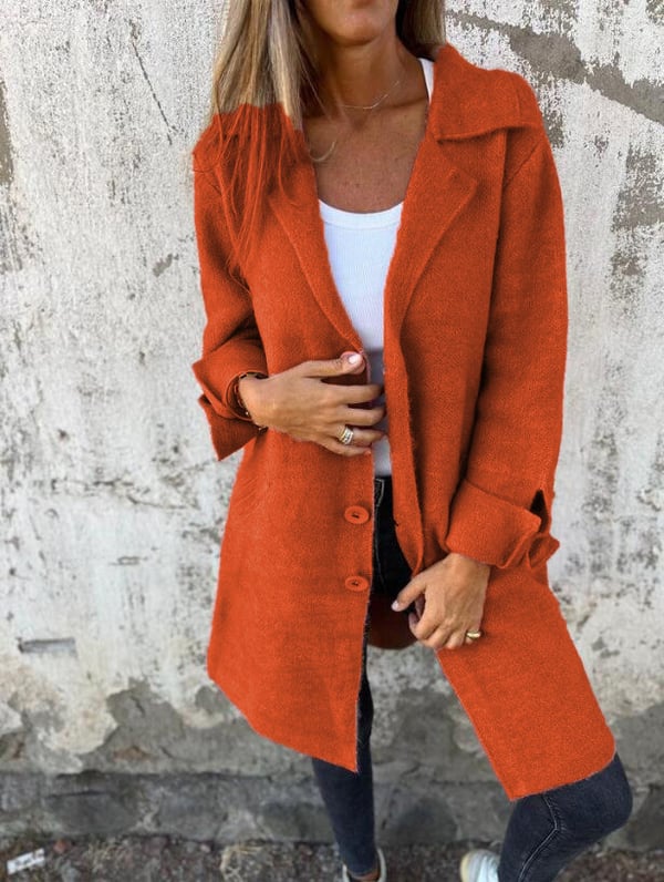 Manteau Long pour Femme au Design Classique 10
