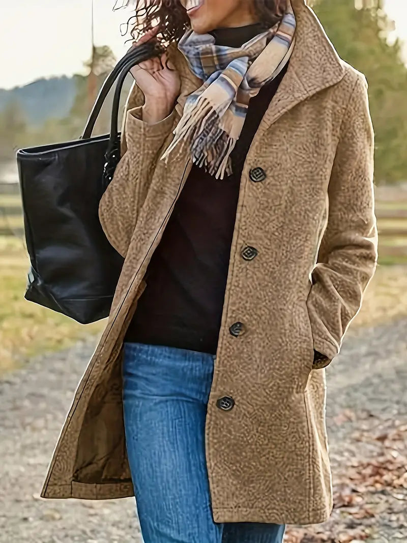 Manteau Long pour Femmes Style Décontracté 3