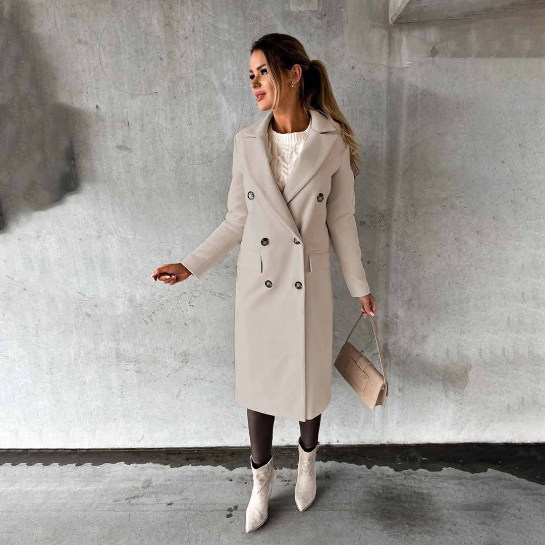 Manteau d'Hiver Femme Chic Confortable Tissu de Qualité 1