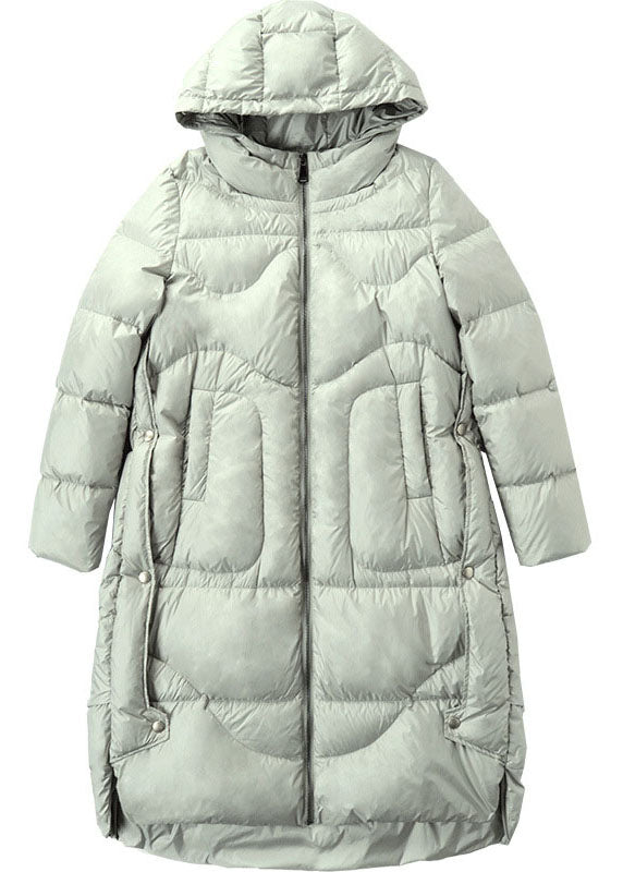 Manteau d'Hiver à Capuche pour Femme Design Ample 4