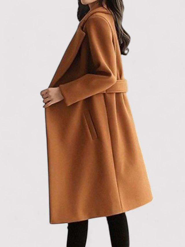 Manteau d'hiver Femme avec Ceinture Étroit 4