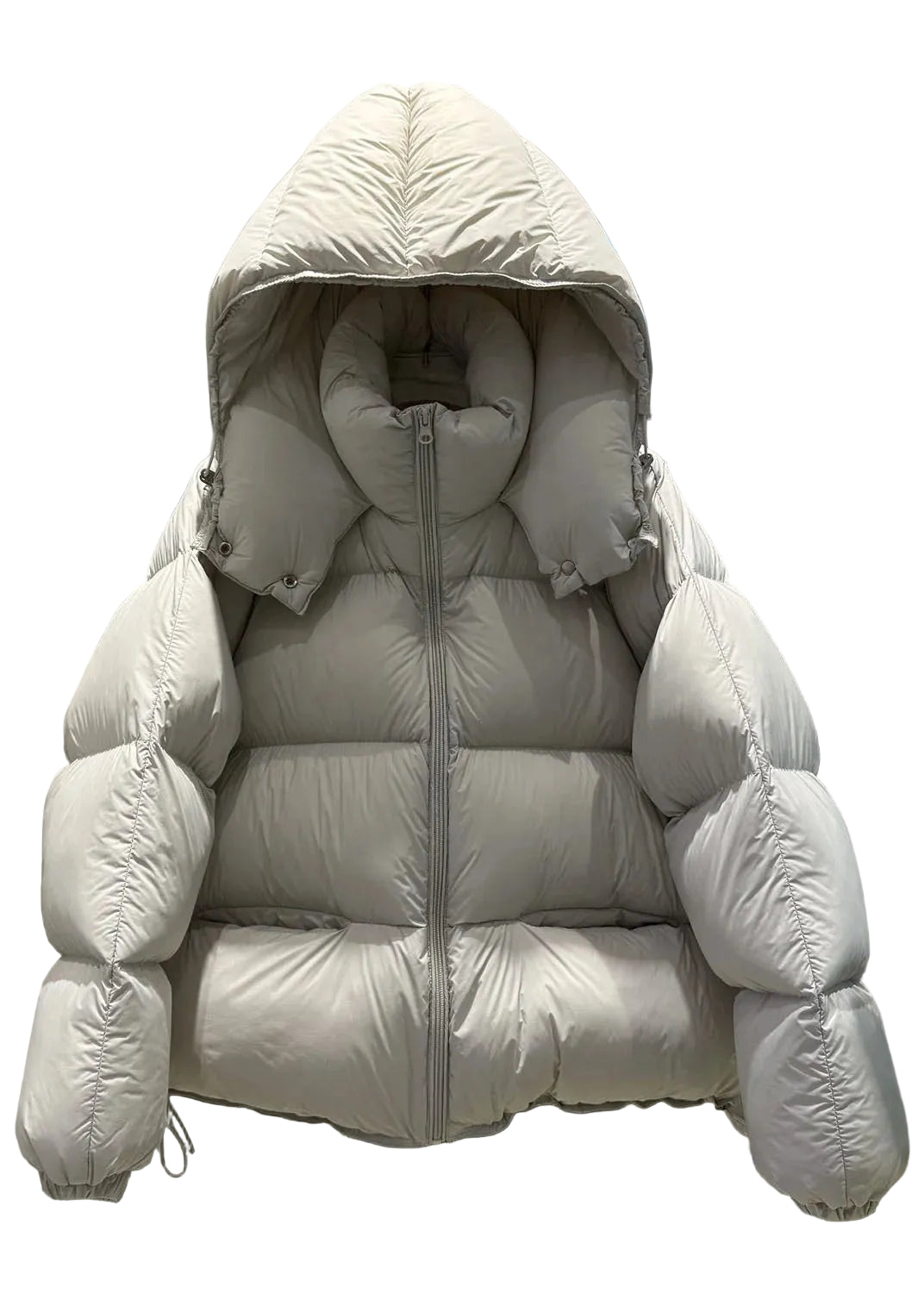 Manteau d'hiver ample à capuche pour femme 0