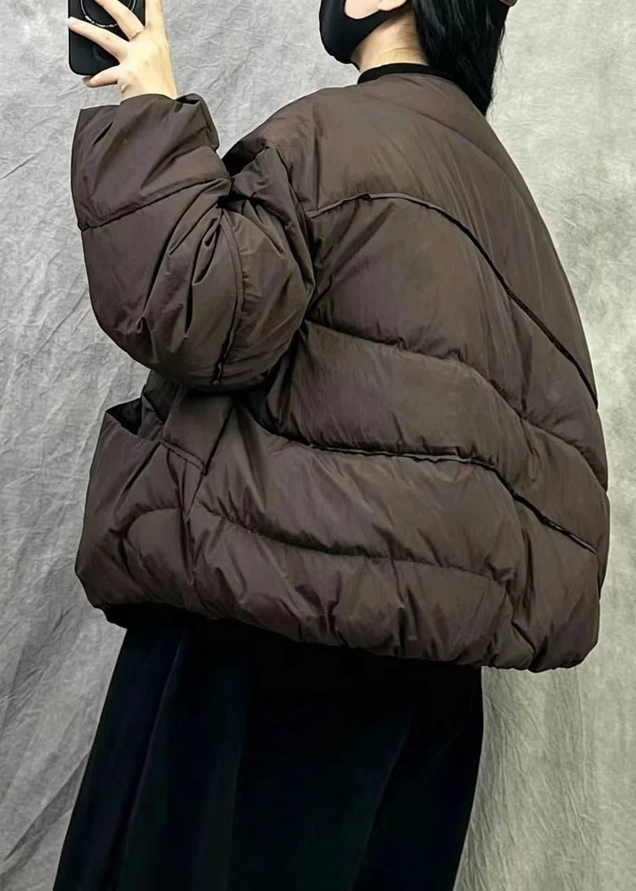 Manteau d'hiver oversize pour femme coupe ample 3