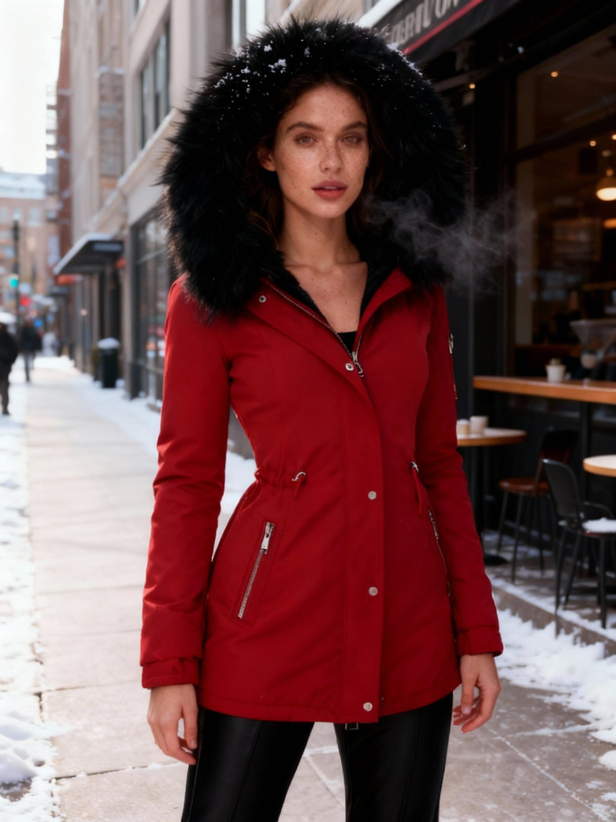 Manteau d'hiver pour femme Chic 4