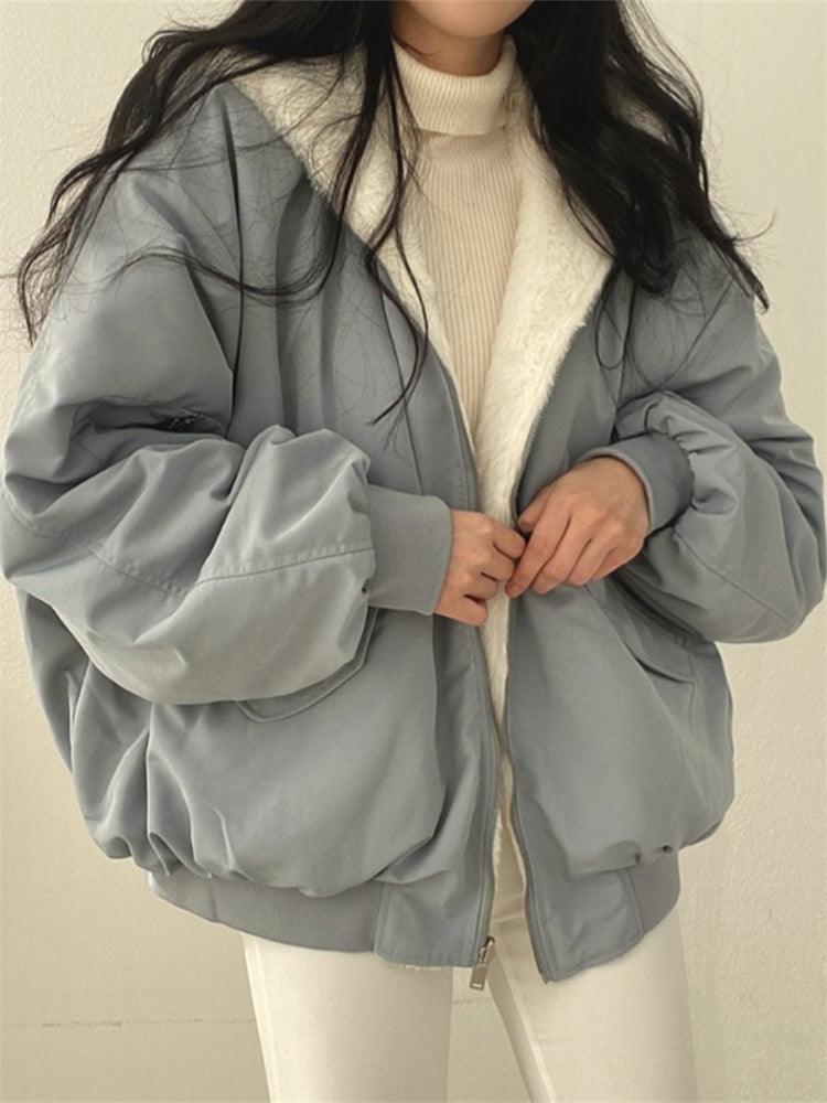 Manteau d'hiver pour femme surdimensionné 1