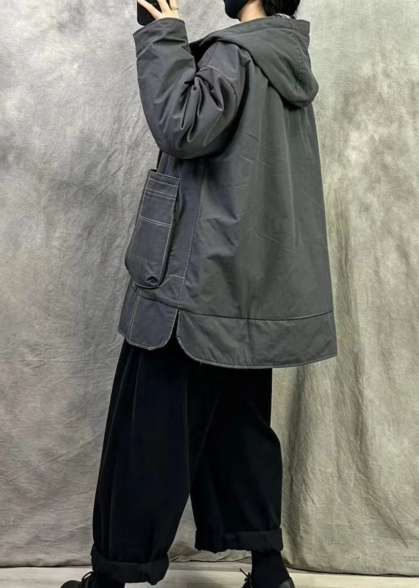 Manteau d'hiver réversible à capuche pour femme 3